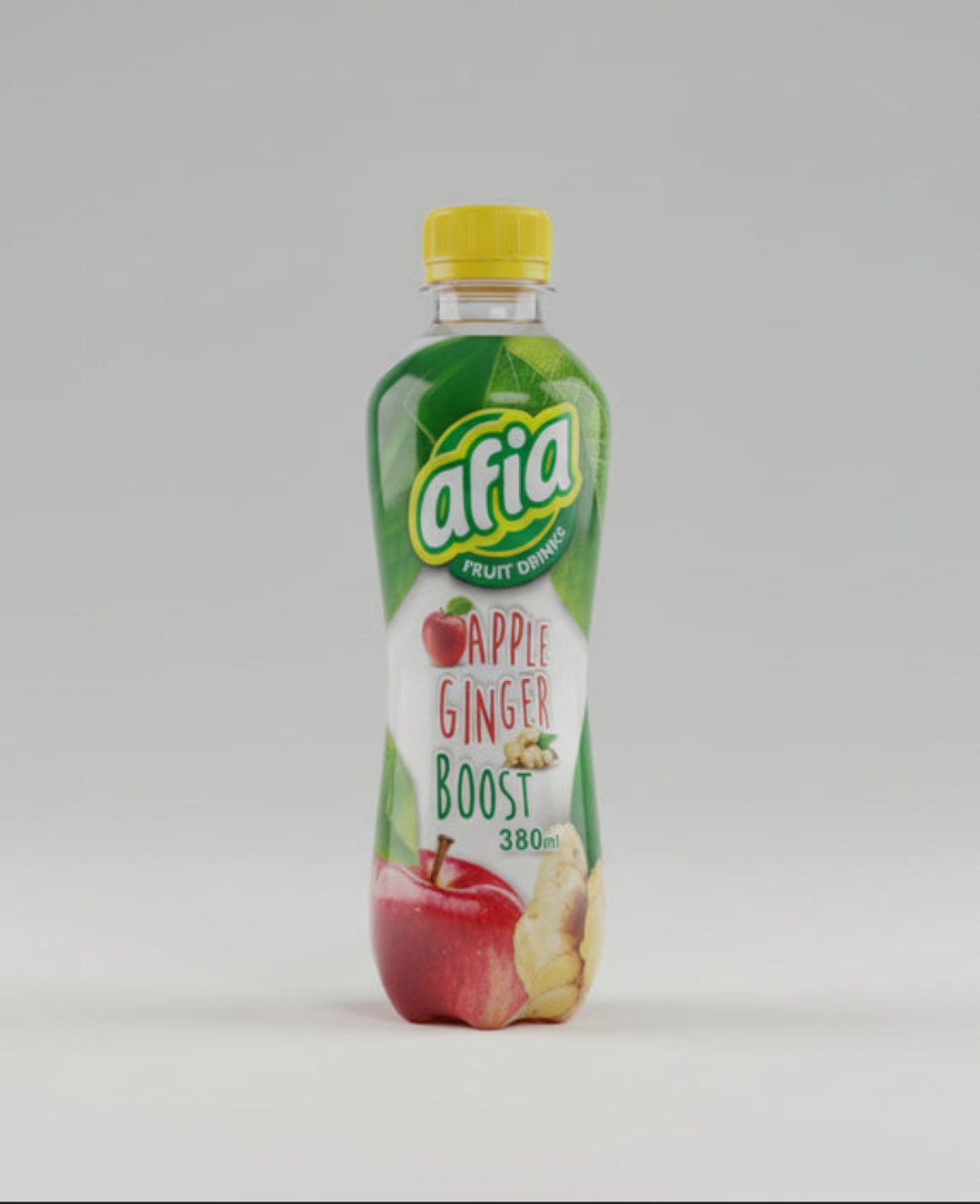 AFIA PET APPLE GINGER BOOST 380ML